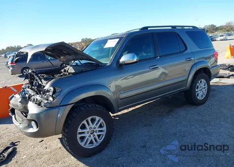 2007 Toyota Sequoia Limited V8 from USA, damaged, VIN 5TDZT38A27S298880
